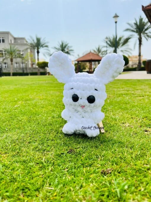 Crochet White Bunny - Image 2