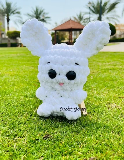 Crochet White Bunny