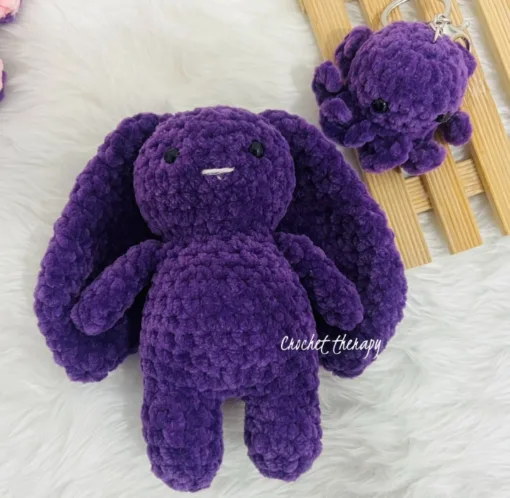 Crochet Purple Bunny