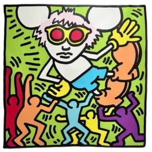 Keith Haring 1958 - 1990 Title Andy Mouse Unsigned and unnumbered work Year 1986