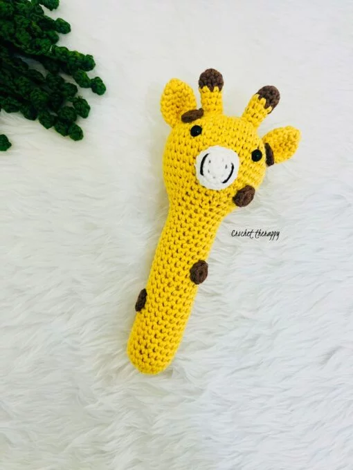 Crochet Giraffe Rattle - Image 2