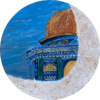 The Dome Of Rock painting captures beauty and spiritual significance .