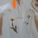 Natural flower bookmarks