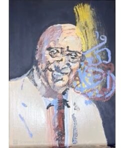 The Voice of Lebanon – Oil Painting of Wadih El Safi