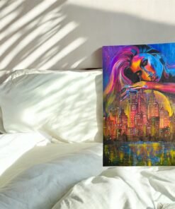 “She lay where the sky meets the city”