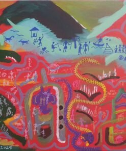 2025 Nigeria Acrylic on Canvas 24 x 36 inches