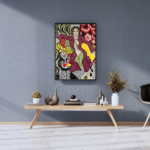 A reinterpretation of "Woman in a Purple Coat" by Henri Matisse.