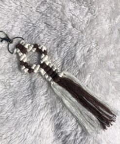 Long Diamond Keychain with Tassles