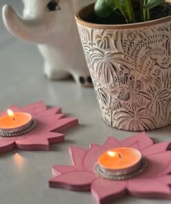 Alternative view of Lotus Tealight Holder