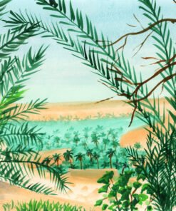 Palm Trees in the Algerian Desert